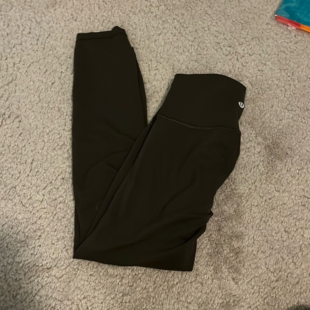 Dark green leggings (looks black in pics) size 4